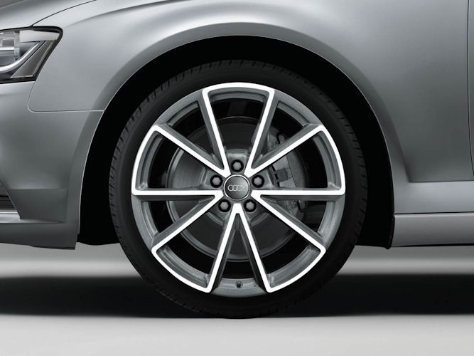5-eget V-design, titaniumoptik (8,5J x 19"), Audi Sport